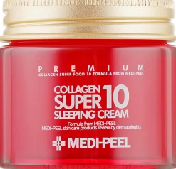 Verjüngende Nachtcreme mit Kollagen