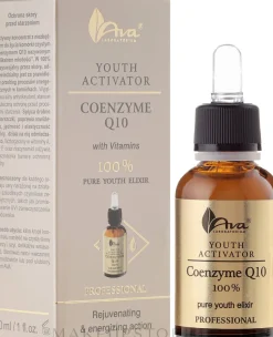 Verjüngendes und belebendes Gesichtselixier mit Coenzym Q10 und Vitaminen