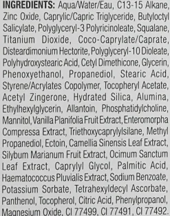 Verstärkter Sonnenschutzcreme