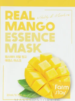 Vitalisierende und feuchtigkeitsspendende Tuchmaske mit Mangoextrakt
