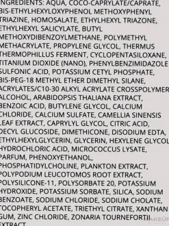 Wasserfeste Sonnenschutzcreme für das Gesicht SPF 50