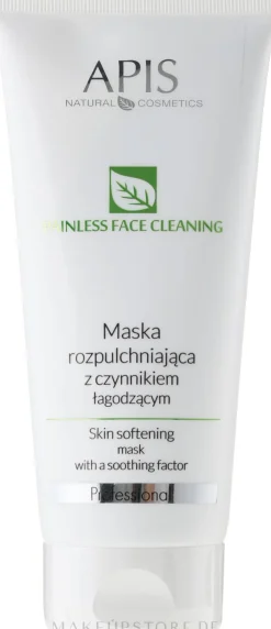 Weichmachende Gesichtsmaske mit beruhigendem Effekt und Minzextrakt