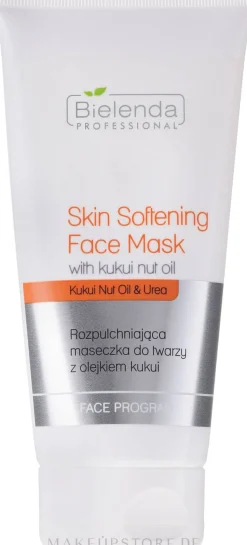 Weichmachende Gesichtsmaske mit Kukuinussöl